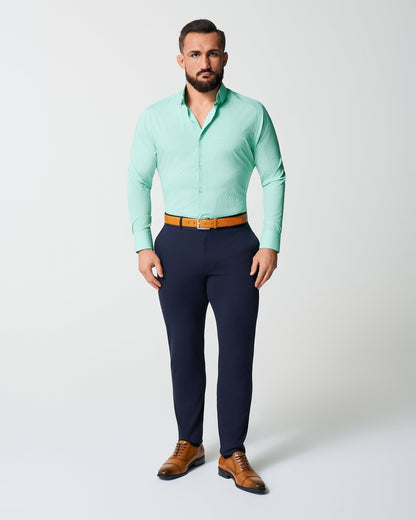 State & Liberty - "The Charley" Mint Green Gingham
