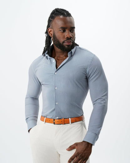 State & Liberty - "The Hugo" Navy Pinstripe