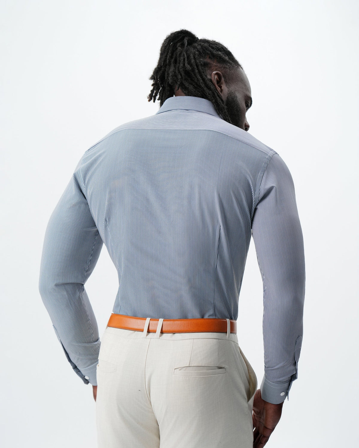 State & Liberty - "The Hugo" Navy Pinstripe