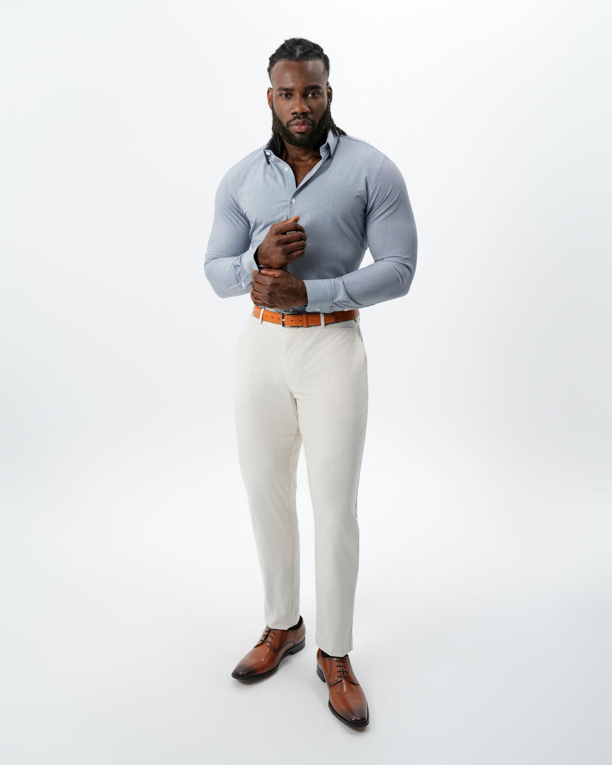 State & Liberty - "The Hugo" Navy Pinstripe