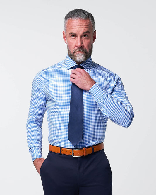 State & Liberty - "The Bonino" Blue Gingham