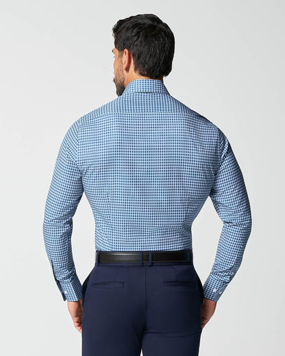 State & Liberty - "The Brooklyn" Navy & Light Blue Gingham