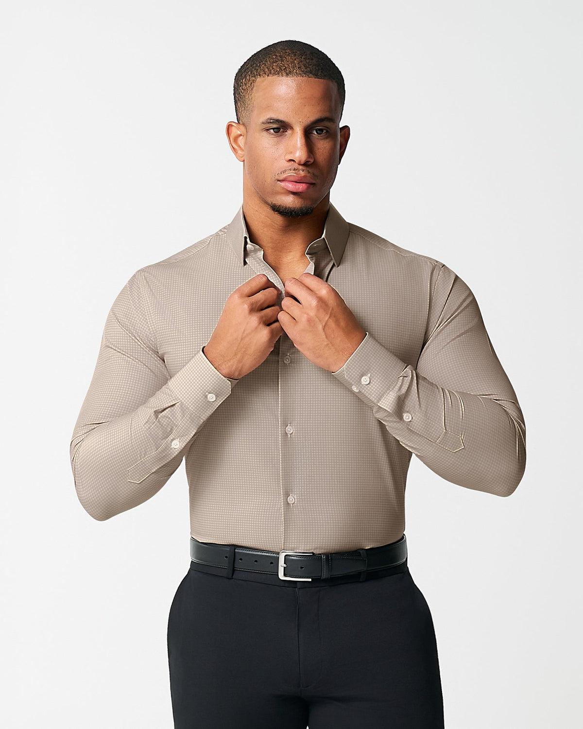 State & Liberty - "The Brooks" Light Brown Double Check