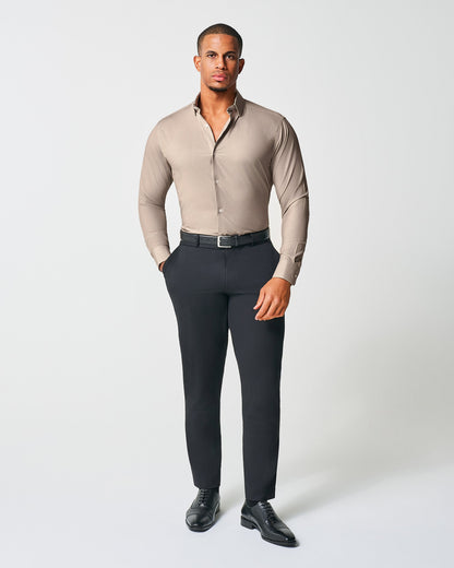 State & Liberty - "The Brooks" Light Brown Double Check