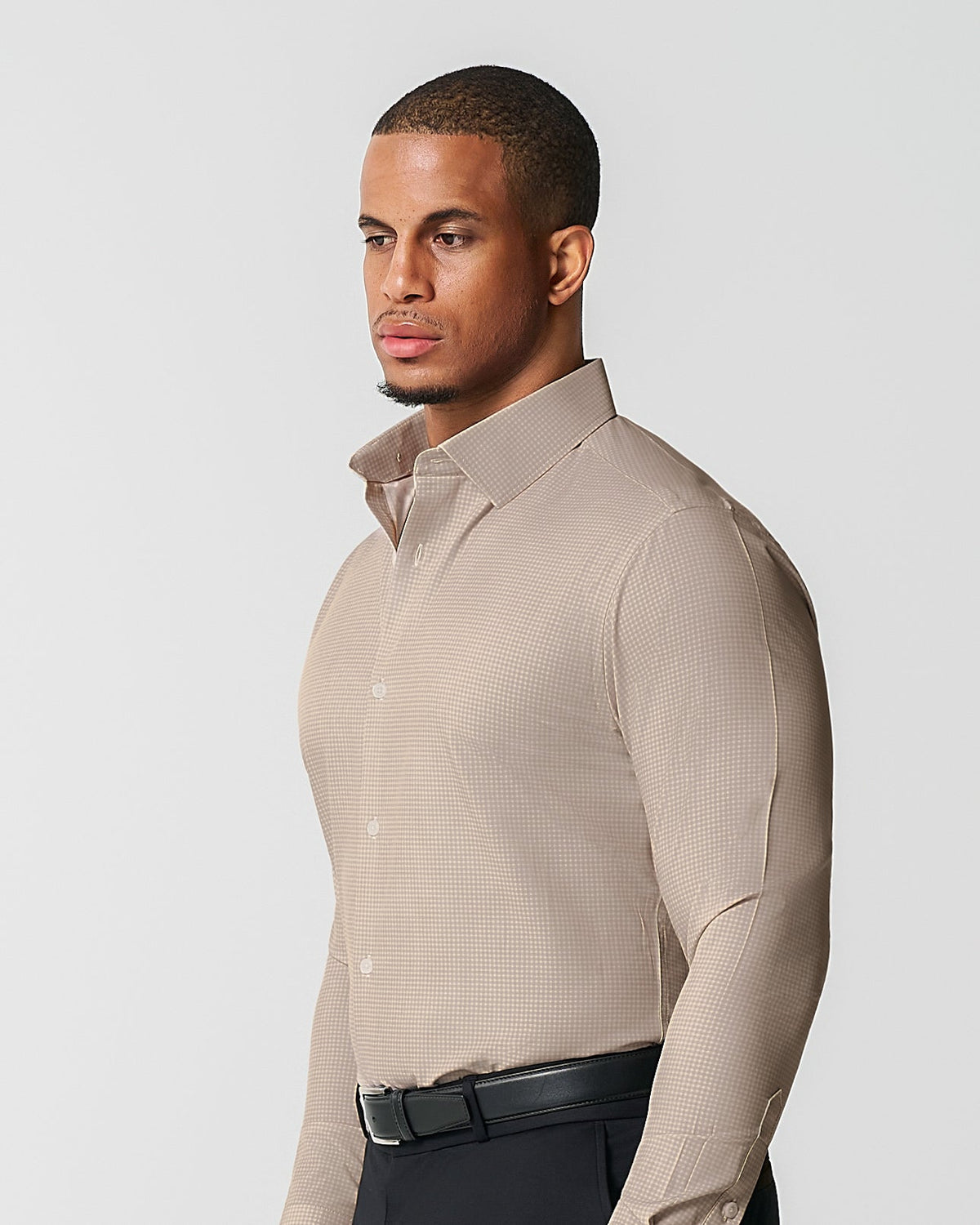 State & Liberty - "The Brooks" Light Brown Double Check