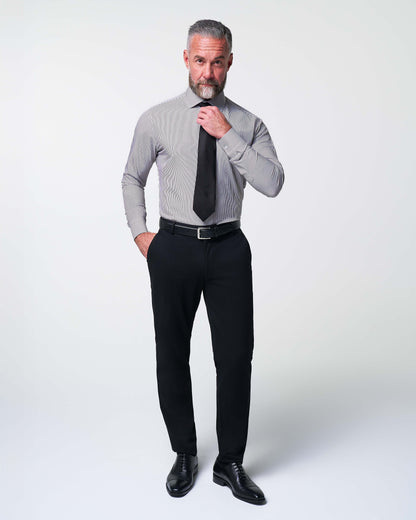 State & Liberty - ''The Calloway'' Dark Brown Bengal Stripe