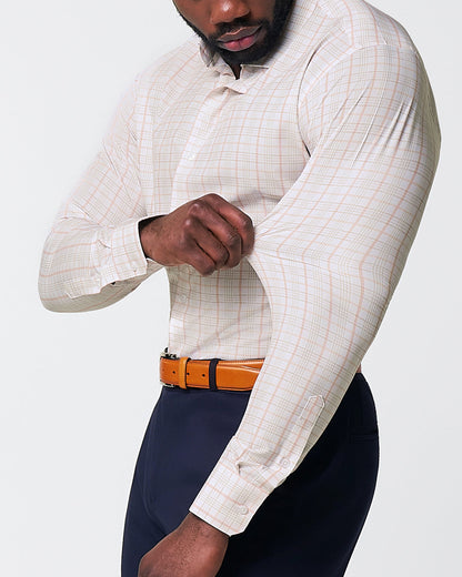 State & Liberty - "The Carl" Orange, Yellow, & White Plaid