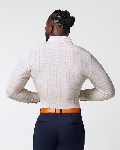 State & Liberty - "The Carl" Orange, Yellow, & White Plaid