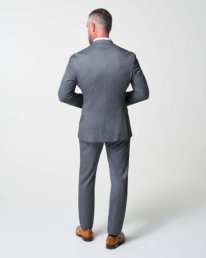 State & Liberty - Athletic Fit Stretch Suit - Textured Cobalt