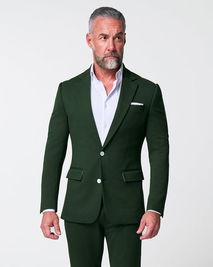 State & Liberty - Athletic Fit Stretch Suit - Solid Pine