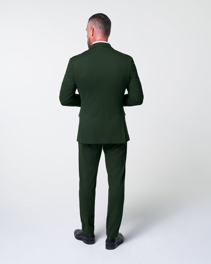 State & Liberty - Athletic Fit Stretch Suit - Solid Pine