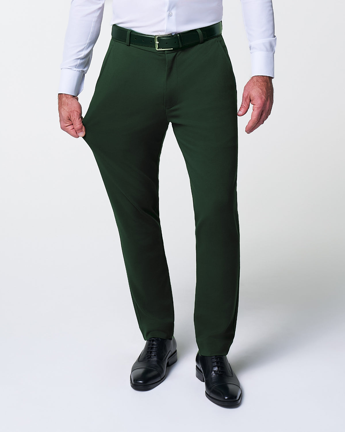 State & Liberty - Athletic Fit Stretch Suit - Solid Pine