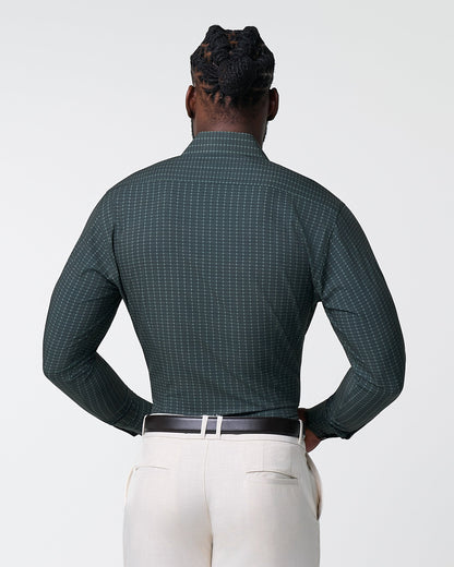 State & Liberty - "The Colby" Dark Green & Mint Windowpane