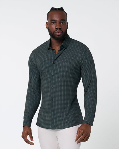 State & Liberty - "The Colby" Dark Green & Mint Windowpane
