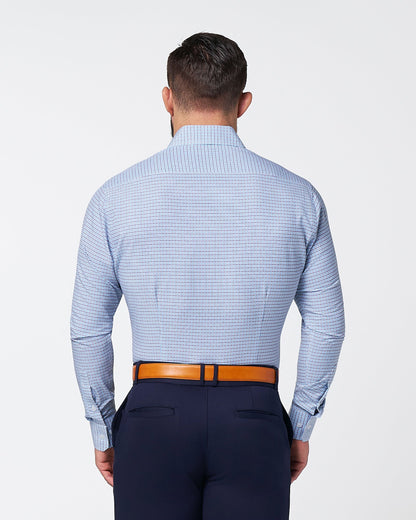State & Liberty - "The Dalton" Purple & Light Blue Windowpane