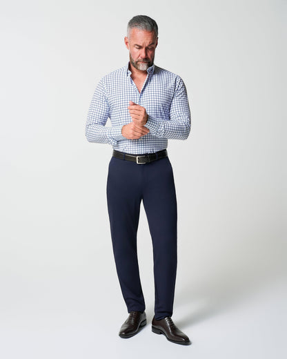 State & Liberty - "The Elias" Light Navy Windowpane