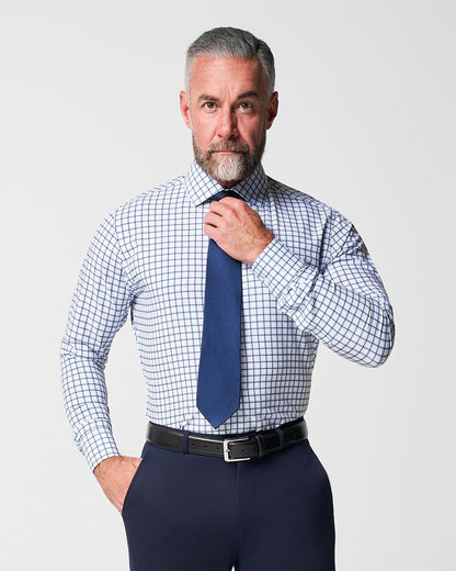 State & Liberty - "The Elias" Light Navy Windowpane