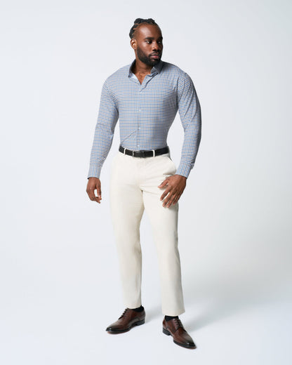 State & Liberty - "The Fitz" Brown & Navy Plaid