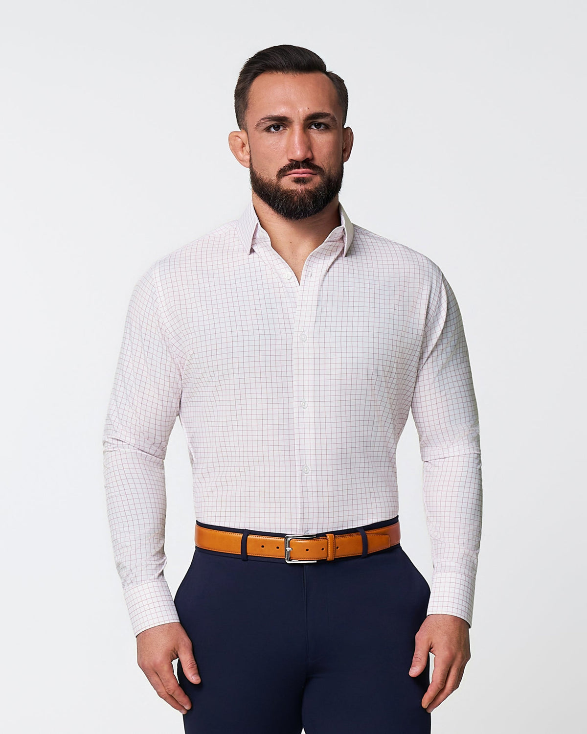 State & Liberty - "The Julius" Maroon Windowpane