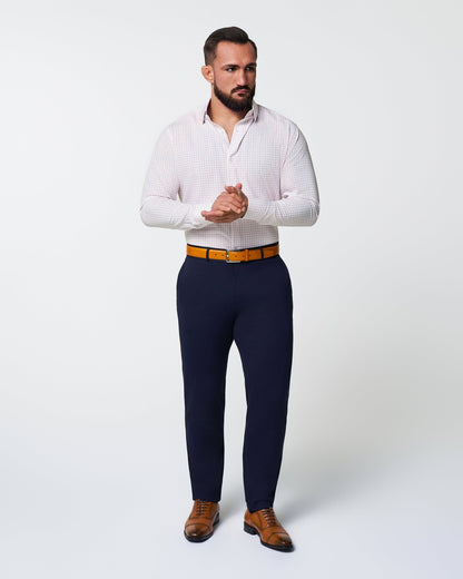 State & Liberty - "The Julius" Maroon Windowpane