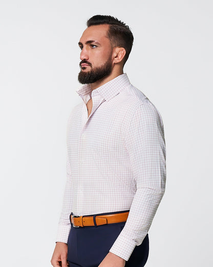 State & Liberty - "The Julius" Maroon Windowpane
