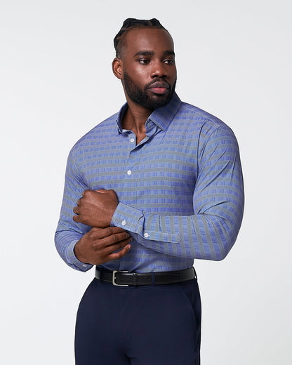 State & Liberty - "The Knox" Navy & White Plaid