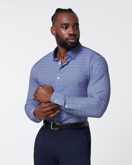 State & Liberty - "The Knox" Navy & White Plaid