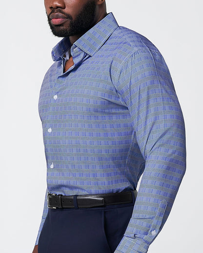 State & Liberty - "The Knox" Navy & White Plaid