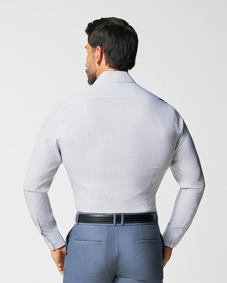 State & Liberty - "The Luca" Black Dashed Mini Grid