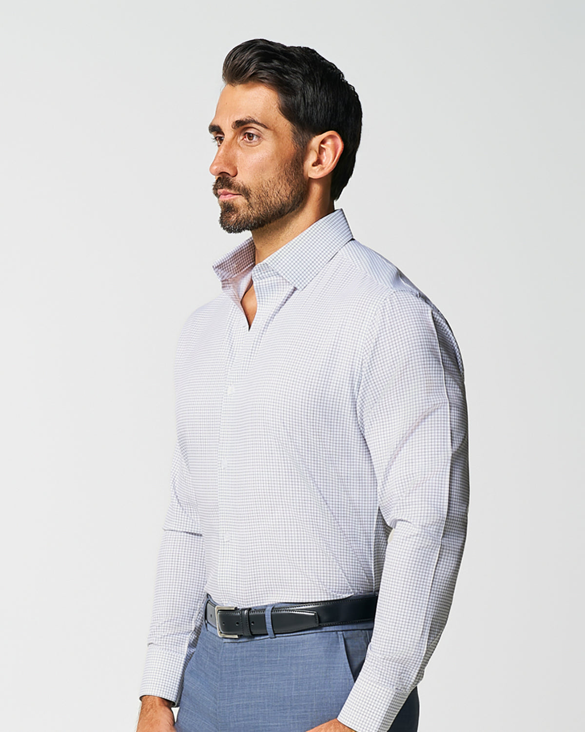 State & Liberty - "The Luca" Black Dashed Mini Grid