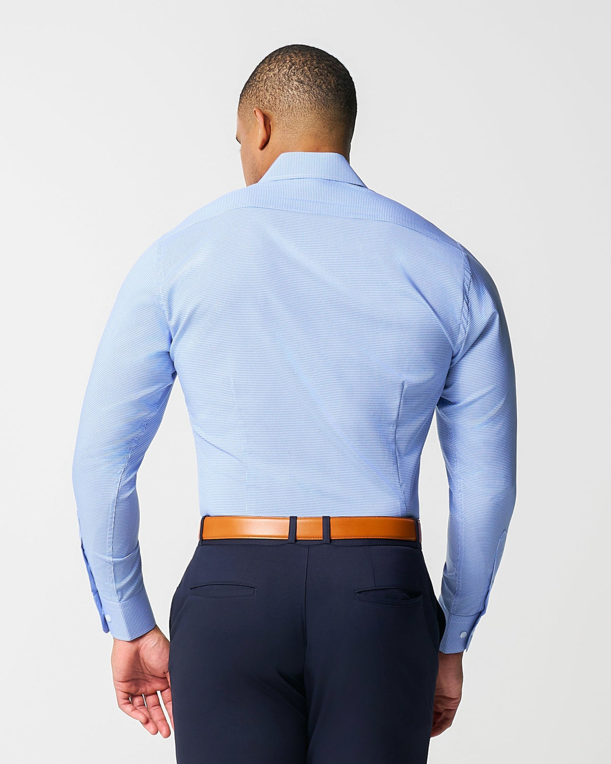 State & Liberty - "The Merrill" Blue Micro Check