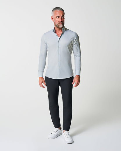 State & Liberty - "The Robby" Grey & White Herringbone