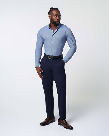 State & Liberty - "The Rover" Blue Mini Windowpane