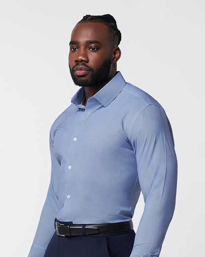 State & Liberty - "The Rover" Blue Mini Windowpane
