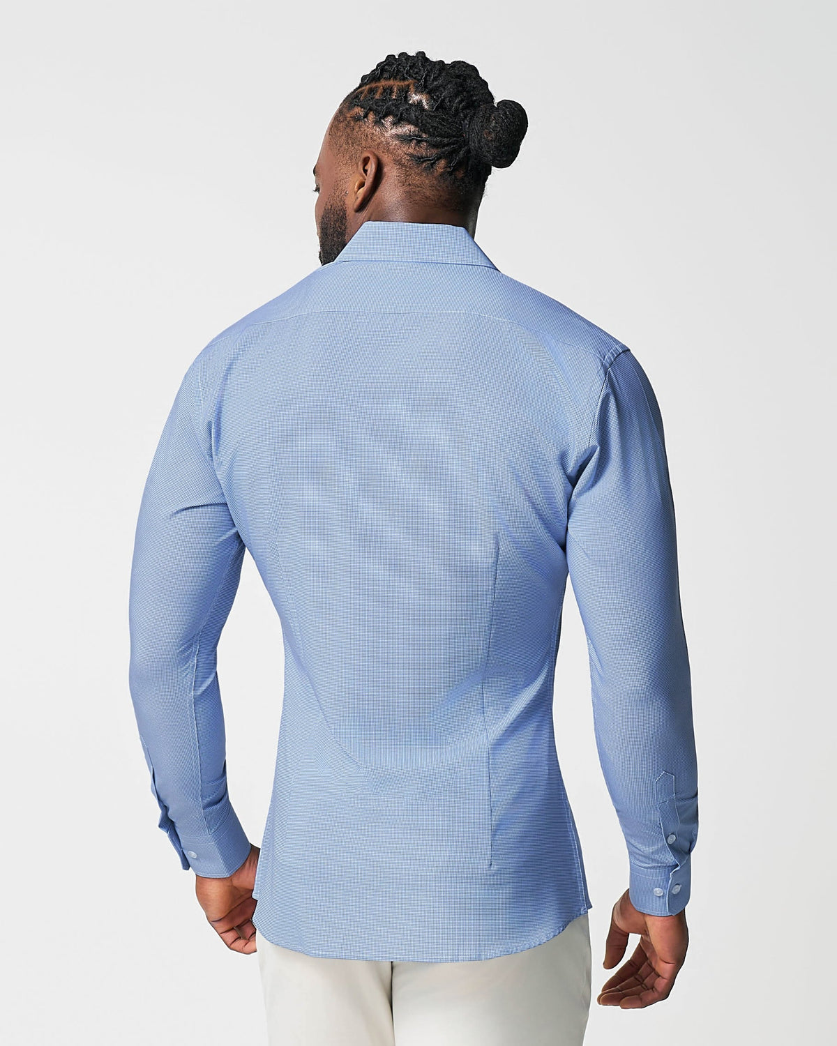 State & Liberty - "The Rover" Blue Mini Windowpane