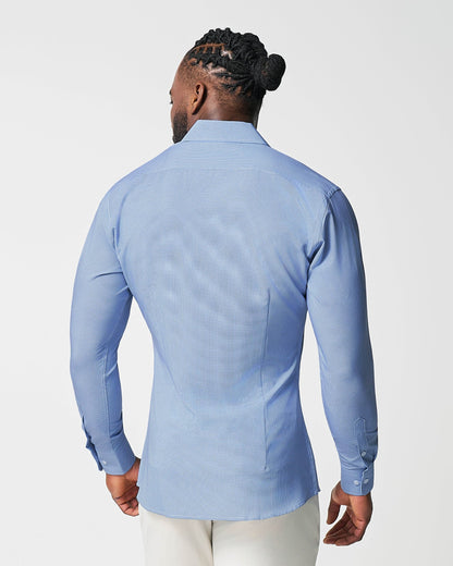State & Liberty - "The Rover" Blue Mini Windowpane