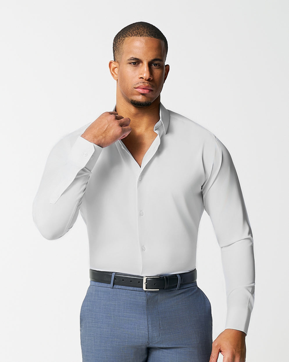 State & Liberty - "The Stafford" Solid White Weave