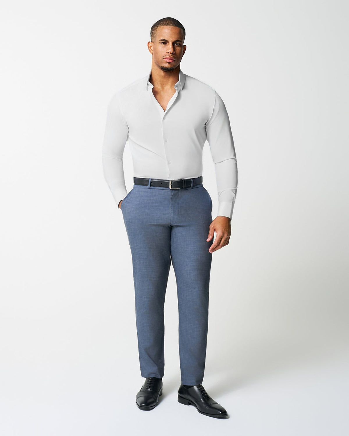 State & Liberty - "The Stafford" Solid White Weave