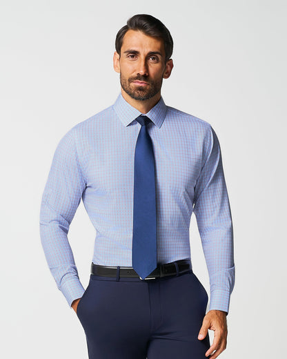 State & Liberty - "The Weston" Light Blue, Pink & Black Plaid