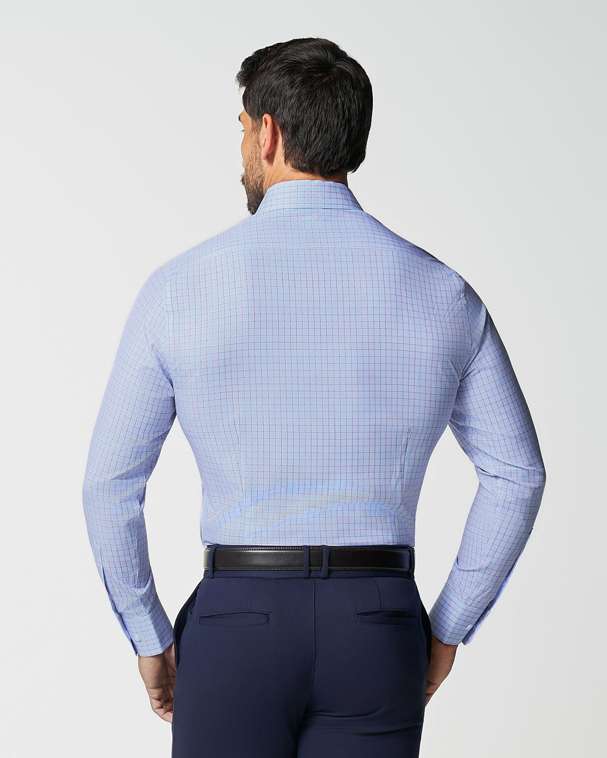 State & Liberty - "The Weston" Light Blue, Pink & Black Plaid